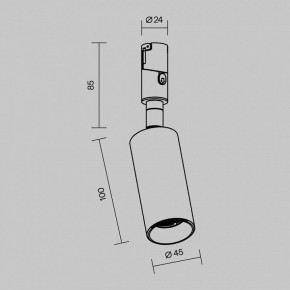 Светильник на штанге Maytoni Focus Led TR201-1-10W3K-M-B в Челябинске - cheliabinsk.ok-mebel.com | фото 7