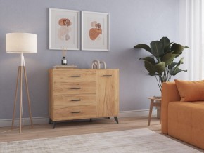 СВЕТЛАНА LOFT Комод-тумба  (дуб золотой) в Челябинске - cheliabinsk.ok-mebel.com | фото 3