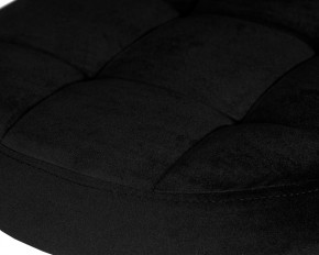 Табурет барный DOBRIN BRUNO GOLD, черный велюр (MJ9-101) в Челябинске - cheliabinsk.ok-mebel.com | фото 4