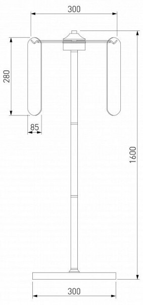 Торшер Eurosvet Claire 01171/3 золото в Челябинске - cheliabinsk.ok-mebel.com | фото 3