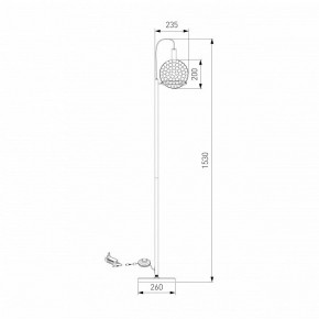 Торшер Eurosvet Gemini 80492/1 черный в Челябинске - cheliabinsk.ok-mebel.com | фото 4