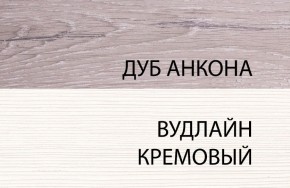 Тумба 1S, OLIVIA, цвет вудлайн крем/дуб анкона в Челябинске - cheliabinsk.ok-mebel.com | фото 3