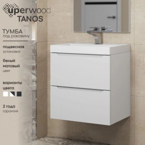 Тумба под раковину Uperwood Tanos 90 см, подвесная, белая матовая в Челябинске - cheliabinsk.ok-mebel.com | фото 6