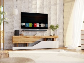 Тумба под ТВ НКМ Дубай секция №4 в Челябинске - cheliabinsk.ok-mebel.com | фото 3