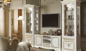 Тумба ТВ (11.301) Роза Талия (беж) в Челябинске - cheliabinsk.ok-mebel.com | фото 2