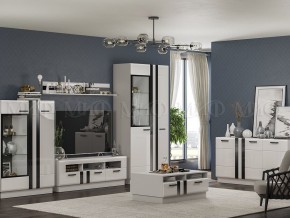 МАГНОЛИЯ Тумба ТВ (Белый глянец/Белый) в Челябинске - cheliabinsk.ok-mebel.com | фото 3