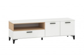 Тумба ТВА НМ 013.44 "Bergen" (Белый/Дуб бунратти) в Челябинске - cheliabinsk.ok-mebel.com | фото