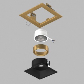 Встраиваемый светильник Lightstar Domino D51307GMOD в Челябинске - cheliabinsk.ok-mebel.com | фото 3
