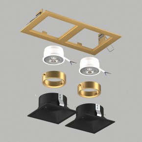 Встраиваемый светильник Lightstar Domino D5230707GMOD в Челябинске - cheliabinsk.ok-mebel.com | фото 2