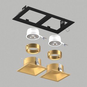 Встраиваемый светильник Lightstar Domino D5270303GMOD в Челябинске - cheliabinsk.ok-mebel.com | фото 3