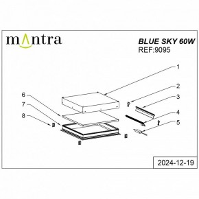 Встраиваемый светильник Mantra Blue Sky 9095 в Челябинске - cheliabinsk.ok-mebel.com | фото 5