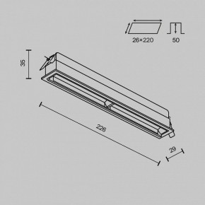 Встраиваемый светильник Maytoni Parete DL100-12W2.7-3-4K-W в Челябинске - cheliabinsk.ok-mebel.com | фото 8