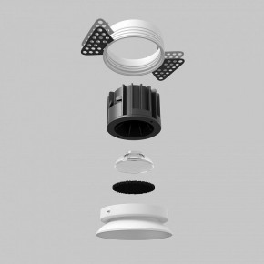 Встраиваемый светильник Maytoni Round DL058-12W2.7K-TRS-W в Челябинске - cheliabinsk.ok-mebel.com | фото 5