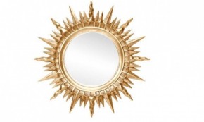 Зеркало круглое золото (1810(1) в Челябинске - cheliabinsk.ok-mebel.com | фото 1